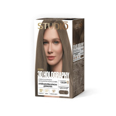 Стойкая крем-краска для волос Studio 3D Holography 7.07 Натуральный светло-русый