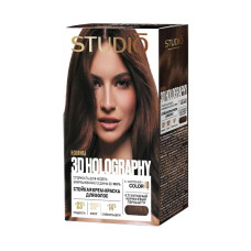 Стойкая крем-краска для волос Studio 3D Holography 6.71 Холодный коричневый перламутр Стойкая крем-краска для волос Studio 3D Holography 6.71 Холодный коричневый перламутр