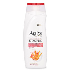 Шампунь для окрашенных волос Active Care&Beauty, с кератином и пшеничным протеином, 350 мл