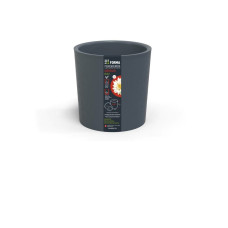 Горшок для цветов с дренажной вставкой Genius 6.6 л, d-217 мм, h-215 мм, серый Горшок для цветов с дренажной вставкой Genius 6.6 л, d-217 мм, h-215 мм, серый