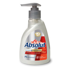 Мыло жидкое Absolut Pro пантенол+ионы серебра, антибактериальное, 250 мл