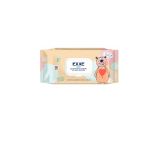 Влажные салфетки детские Exxe Baby, с рождения, 100 шт