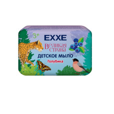 Детское мыло Exxe Великая страна, голубика, 90 г