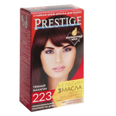 Стойкая крем-краска для волос Vip's Prestige, 223 тёмный махагон, 115 мл