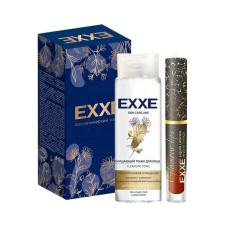 Подарочный набор Exxe Очищающий тоник для лица + Жидкая губная помада Glamour lips Подарочный набор Exxe Очищающий тоник для лица + Жидкая губная помада Glamour lips