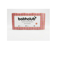 Туалетная бумага Bathclub белая, 3 слоя, 8 рулонов
