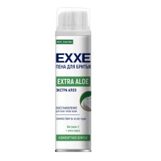 Пена для бритья Exxe Extra Aloe, мужская, восстанавливающая, 200 мл