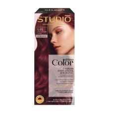 Стойкая крем-краска для волос Studio Professional Ultima Color, тон 5.65 королевский гранат Стойкая крем-краска для волос Studio Professional Ultima Color, тон 5.65 королевский гранат