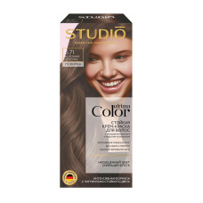 Стойкая крем-краска для волос Studio Professional Ultima Color, тон 6.71 Молочный шоколад