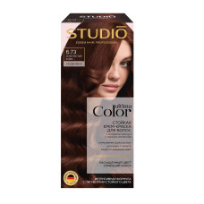 Стойкая крем-краска для волос Studio Professional Ultima Color, тон 6.73 Золотистый кофе