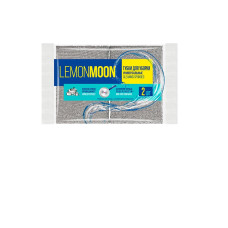 Губка для мытья посуды Lemon Moon в оплетке из металлизированного полиэстера, 2 шт