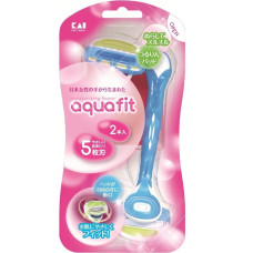 Одноразовый женский бритвенный станок Kai Aquafit, с плавающей головкой и пятью лезвиями, 3 шт