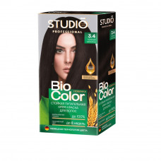 Крем-краска для волос Studio Biocolor 3.4 Горячий шоколад