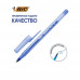 Ручка шариковая неавтоматическая Bic Round Stic синяя, 1шт