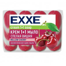 EXXE Мыло косметическое 1+1 Спелая вишня 4шт*75 г