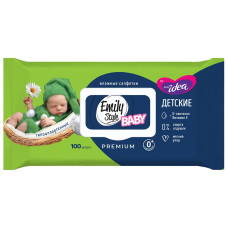 Влажные салфетки Fresh idea Premium, детские, 100 шт