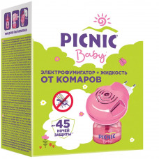 Комплект от комаров Picnic Baby электрофумигатор + жидкость 45 ночей