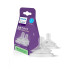 Соска для бутылочек силиконовая Philips Avent Natural Response Т1, с медленным потоком, 0 мес, 2шт
