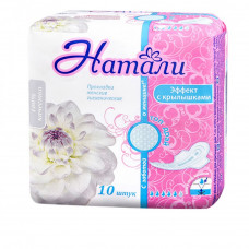 Прокладки женские Натали, Ультра эффект Top dry, 10 шт, с крылышками, У-22