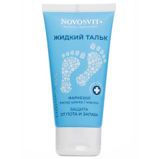 Жидкий тальк Novosvit, ФАРНЕЗОЛ, защита от пота и запаха, антигрибковый, 50мл