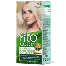 Стойкая крем-краска для волос Fitocolor 9.1 Пепельный блондин 115 мл Стойкая крем-краска для волос Fitocolor 9.1 Пепельный блондин 115 мл
