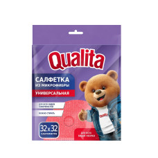  Салфетка Qualita из микрофибры универсальная 1 шт