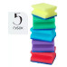 Губки поролоновые Чистюля 5 Комфорт с абразивом (с фаской) 5 шт