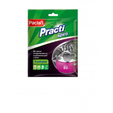 Мочалка стальная Paclan Practi Spiro, 1 шт