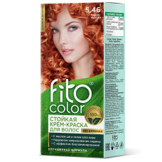 Стойкая крем-краска для волос Fitocolor 5.46 Медно-рыжий 115 мл Стойкая крем-краска для волос Fitocolor 5.46 Медно-рыжий 115 мл