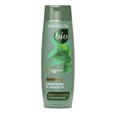 Шампунь для волос Прелесть Био Укрепление и защита с экстрактом крапивы 400 мл