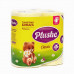 Туалетная бумага Plushe Classic Ромашка, 2 слоя 4 рулона