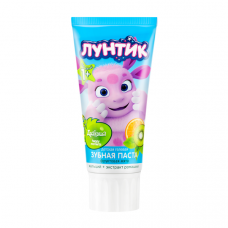 3793 зубная паста Happy Moments Дракоша детская гелевая  со вкусом фруктовой мяты 60 мл