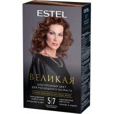 Крем-краска Estel Великая  5/7 светлый шатен коричневый