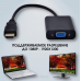 Адаптер переходник со шнуром  HDMI на VGA