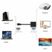 Адаптер переходник со шнуром  HDMI на VGA