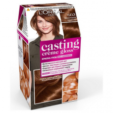 Стойкая краска-уход L'oreal Paris Casting Creme Gloss без аммиака 603 Молочный шоколад Набор