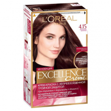 Стойкая крем-краска для волос L'oreal Paris Excellence 4.15 Морозный шоколад