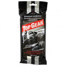 Влажные салфетки Top Gear для салона автомобиля 30 шт