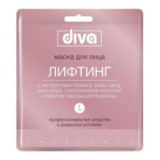 30464 DIVA (Дива)  маска для лица на тканевой основе Лифтинг