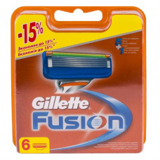 Сменные кассеты Gillette Fusion 6 шт